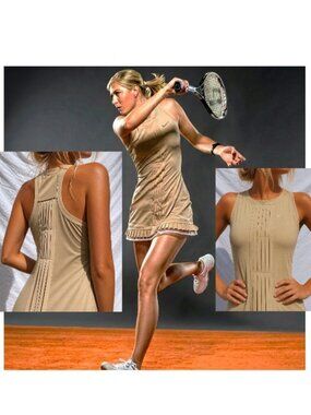 Nwt Nike Maria Sharapova Pleated Tennis Dress w/ BRA skirt S Small